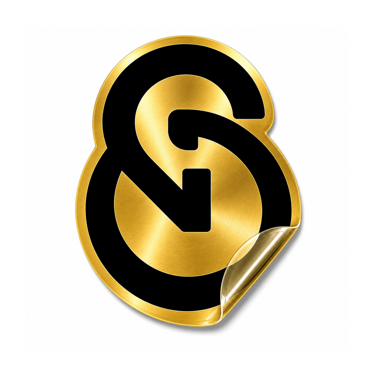 Print Gold Stickers from StickerStudio Cyprus